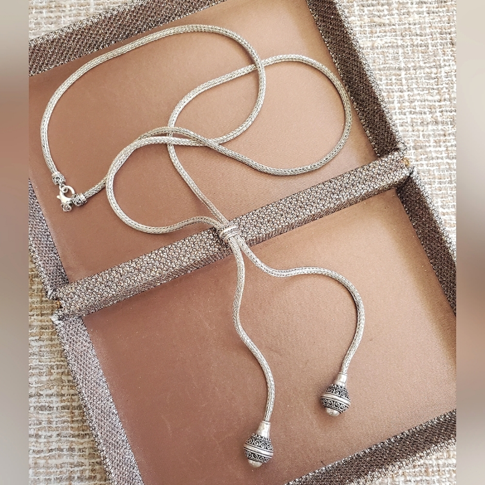 Samuel B. Sterling Tulang Nala Adjustable Bolo Necklace